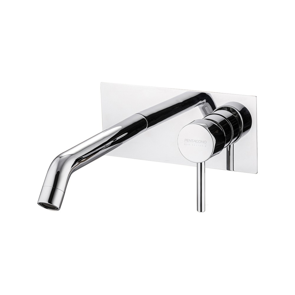 Concealed basin mixer, spout cm 18