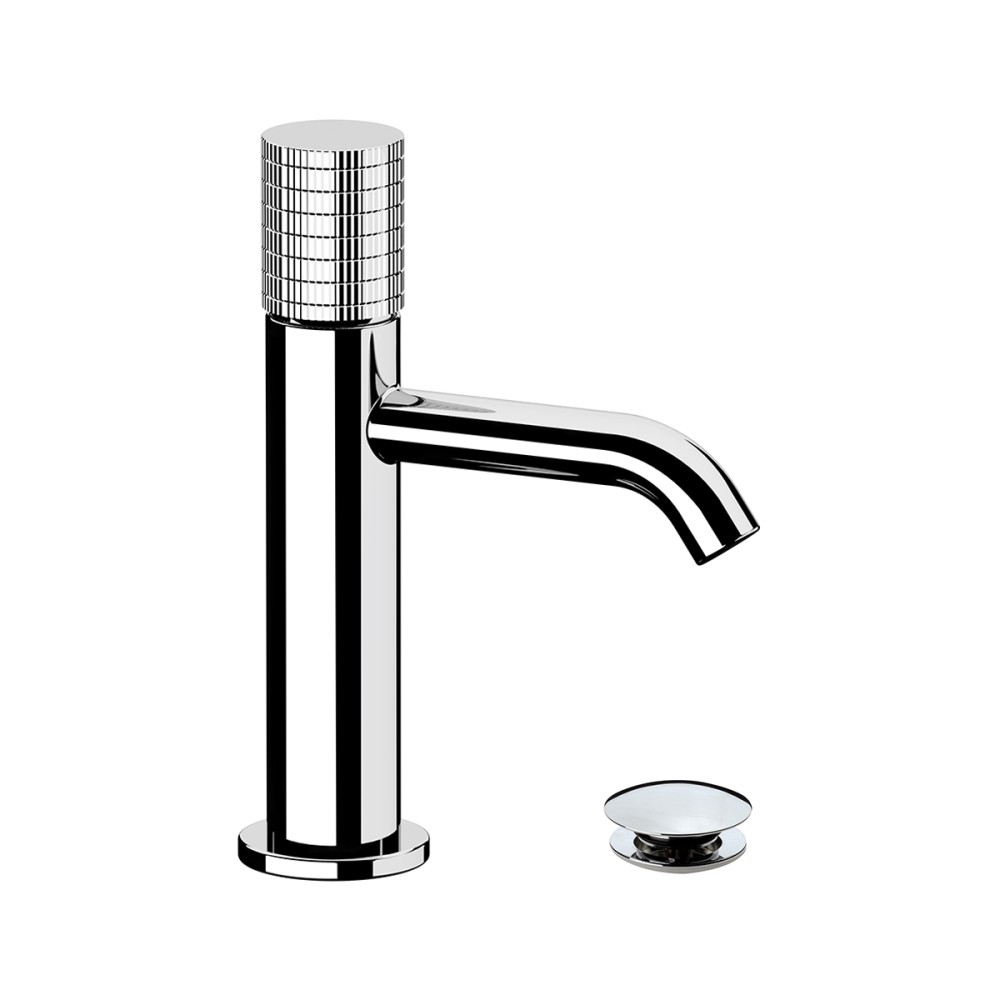 Single lever basin mixer H. 172 mm with "Click-Clack" waste