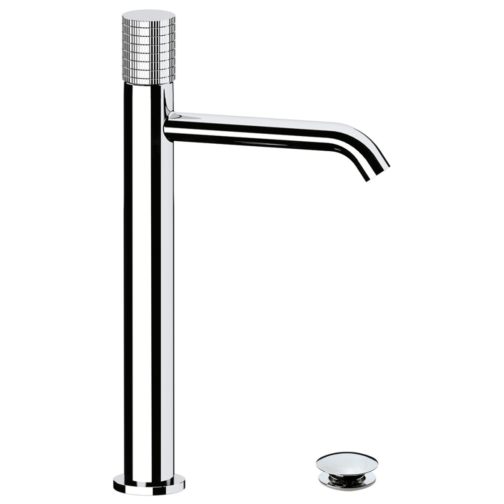Single lever basin mixer H. 314 mm with "Click-Clack" waste