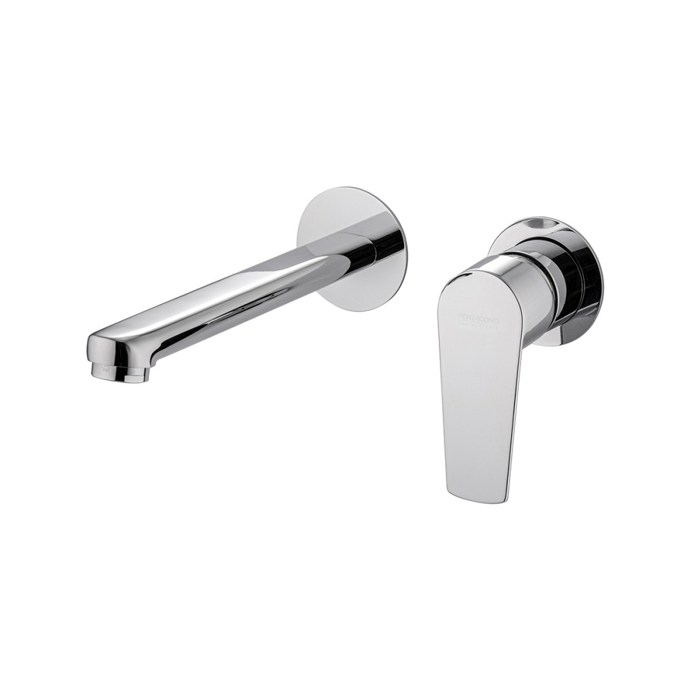 Concealed basin mixer, spout cm 18