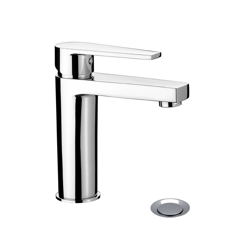 Single lever basin mixer H 171 mm with pop-up