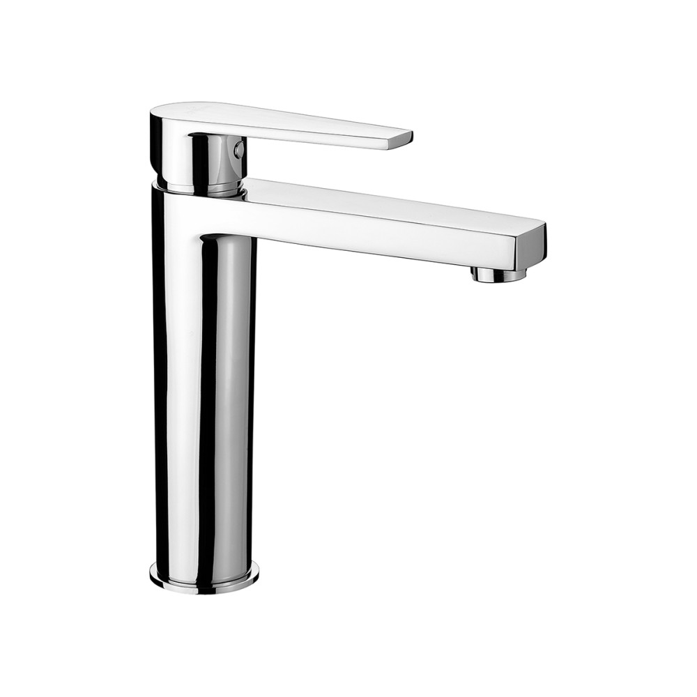Single lever basin mixer H 215 mm with pop-up