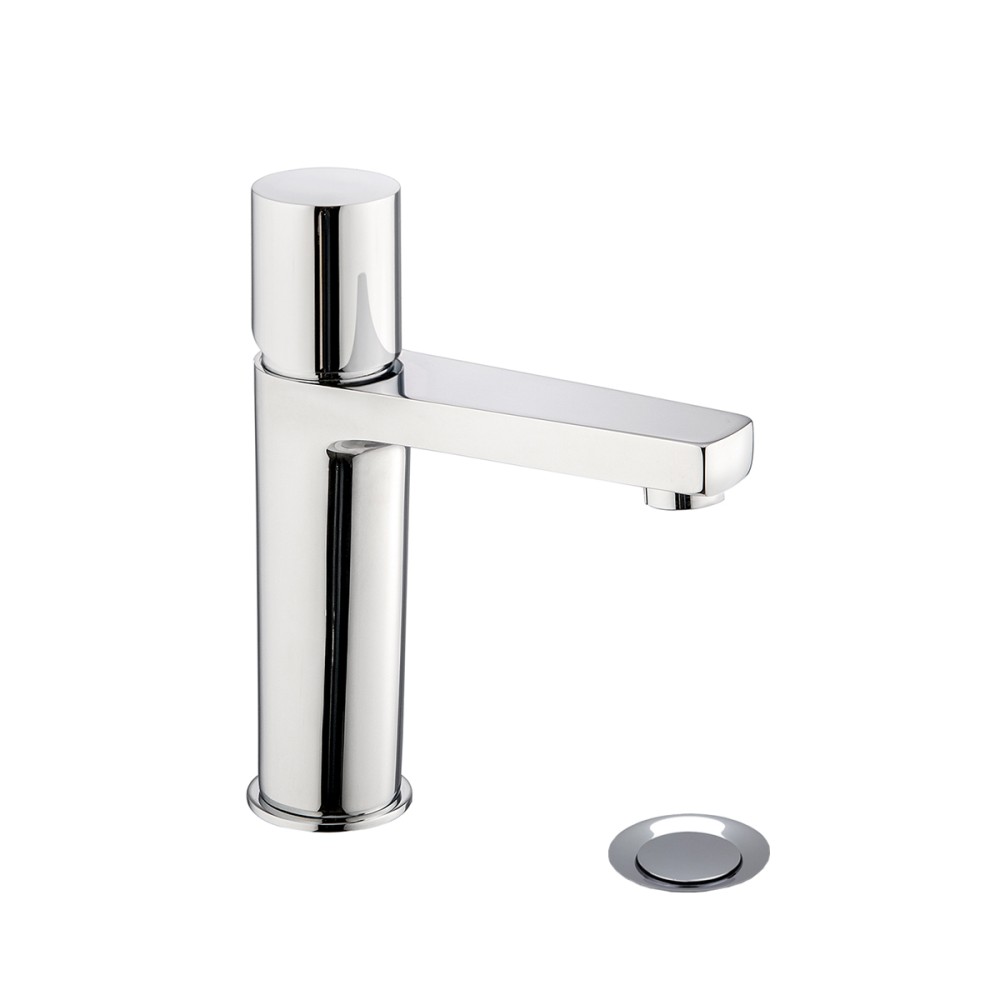 Single lever basin mixer H 173 mm with pop-up