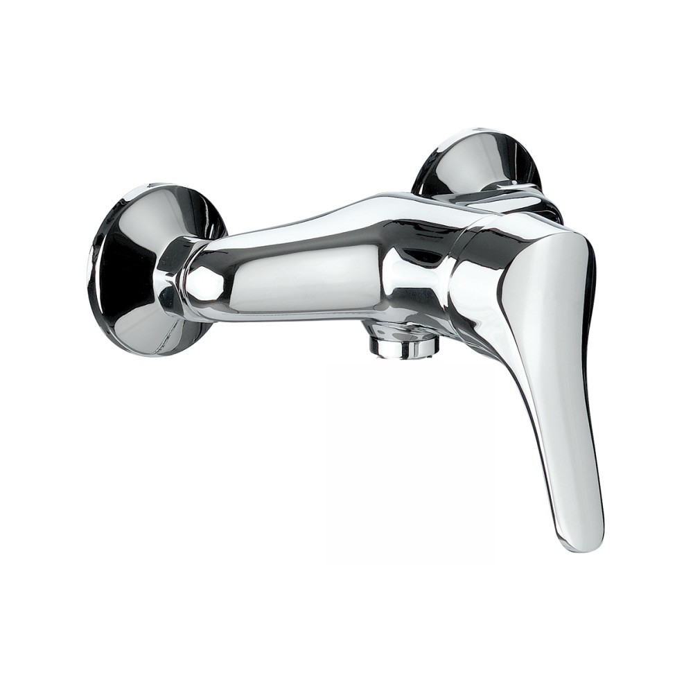 External single lever shower mixer without shower kit