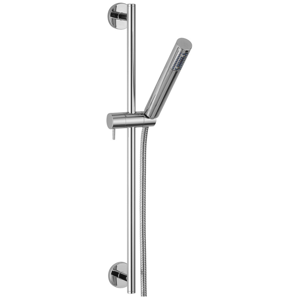 Sliding rail complete with one-jet abs shower and flexible cm 150