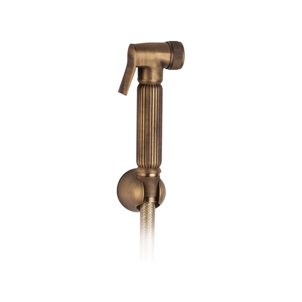 Kit doccia pulsante in ottone finitura bronzo antico
