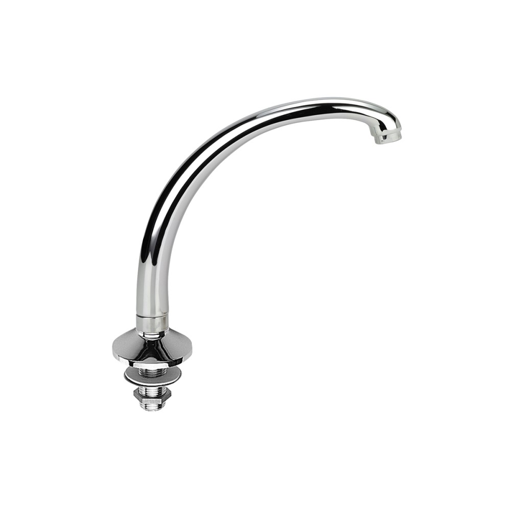 Spout for foot and electronics taps