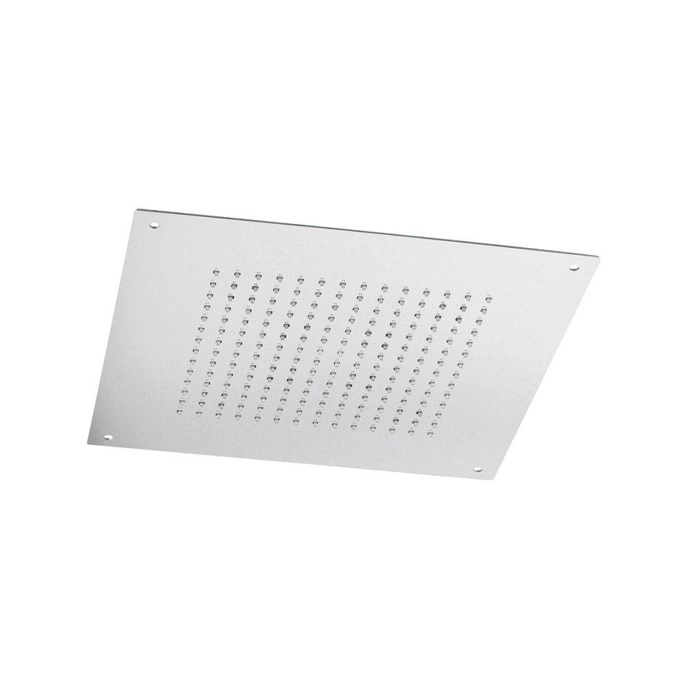 Ceiling stainless steel shower head 400x400 mm anti-limestone and inspectionable