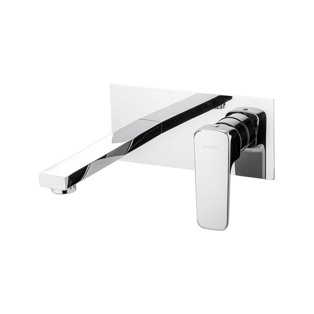 Concealed basin mixer, spout cm 18