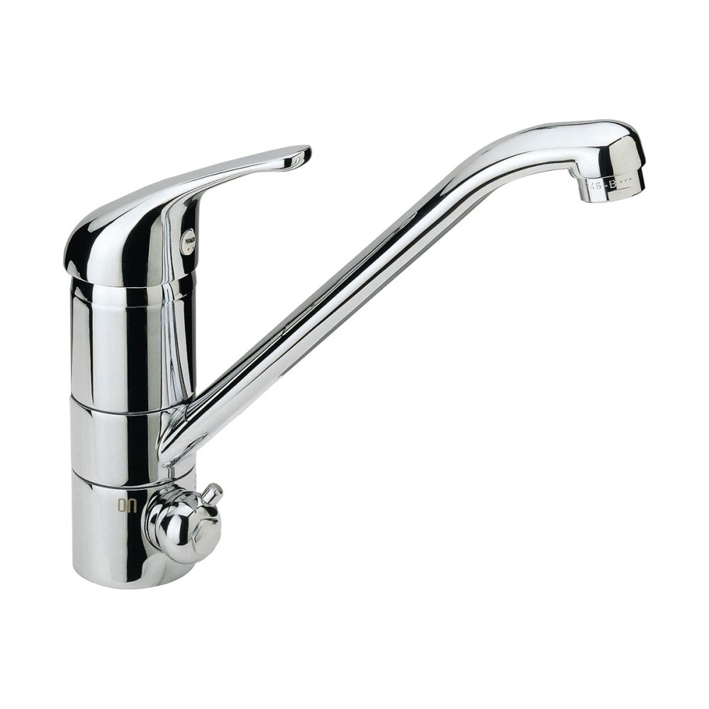 Single lever sink mixer for dinking water 3 ways
