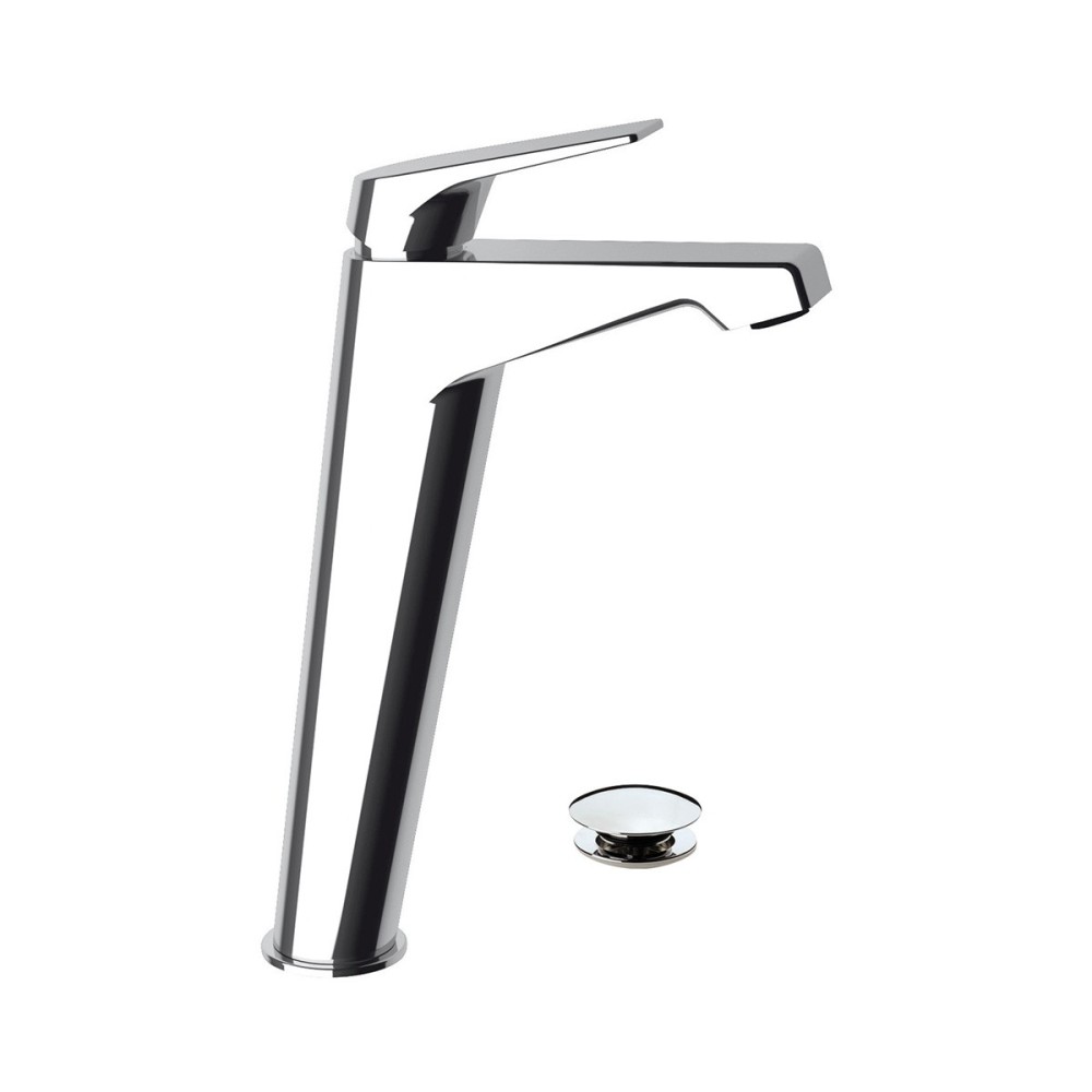 Single lever basin mixer H 280 mm with "Click-Clack" waste